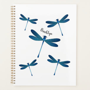 Dragonfly cartoon illustration  planner