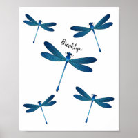 Dragonfly cartoon illustration 