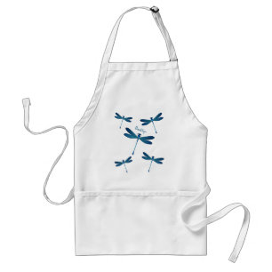 Dragonfly cartoon illustration  standard apron
