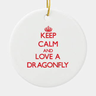 Dragonfly Ceramic Tree Decoration