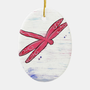 DragonFly Ceramic Tree Decoration
