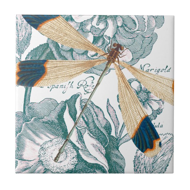 Dragonfly Chic Tile (Front)