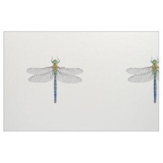 Dragonfly—choose colour background! fabric