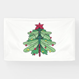 Dragonfly Christmas Banner