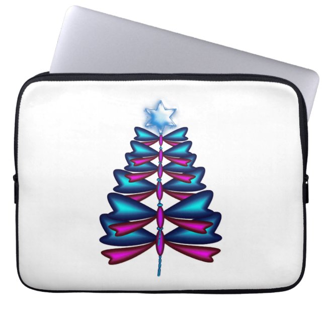 Dragonfly Christmas tree Dragonfly Christmas tree  Laptop Sleeve (Front)