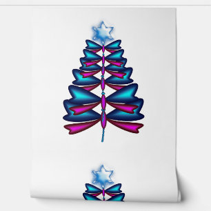 Dragonfly Christmas tree Dragonfly Christmas tree  Wallpaper