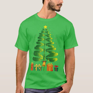Dragonfly Christmas Tree Funny Xmas Entomologist E T-Shirt
