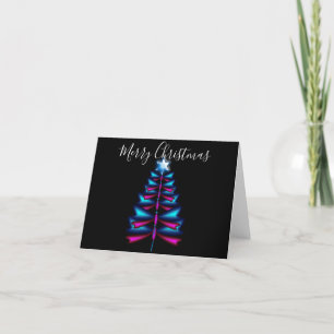 Dragonfly Christmas tree Holiday Card