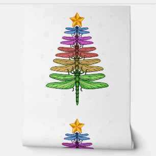 Dragonfly Christmas Tree Shirt Insect Lover Xmas C Wallpaper