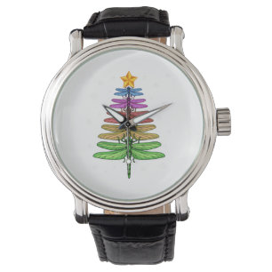 Dragonfly Christmas Tree Shirt Insect Lover Xmas C Watch