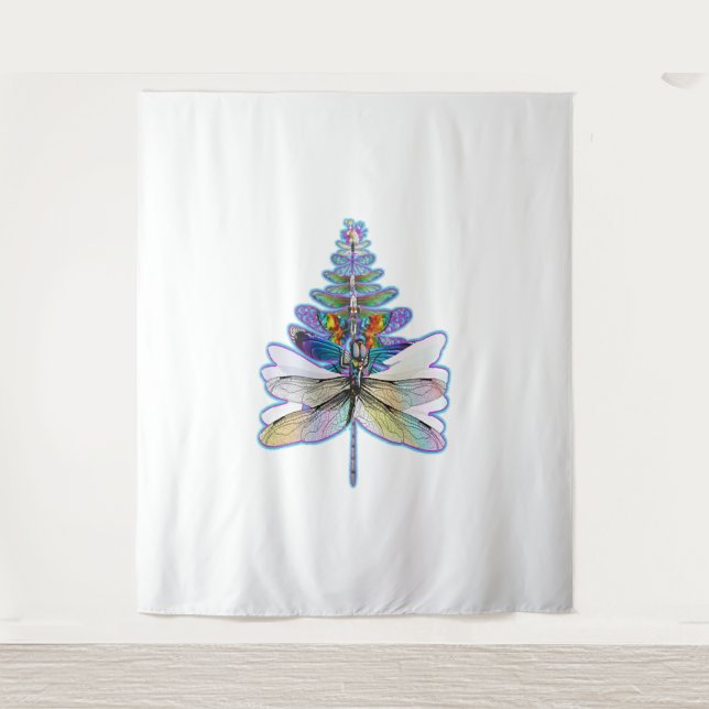 Dragonfly Christmas tree           Tapestry (Front)