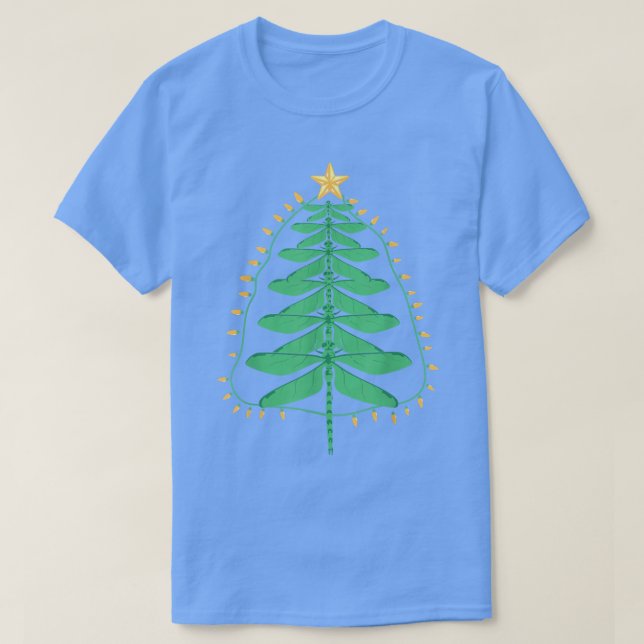 Dragonfly Christmas Tree  Xmas Gifts Dragonfly Lov T-Shirt (Design Front)