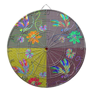 Dragonfly Collage Dartboard