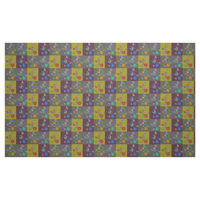 Dragonfly Collage Fabric (Fat Quarter)