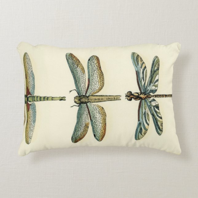 Dragonfly Collection by Chariklia Zarris Decorative Cushion (Front)