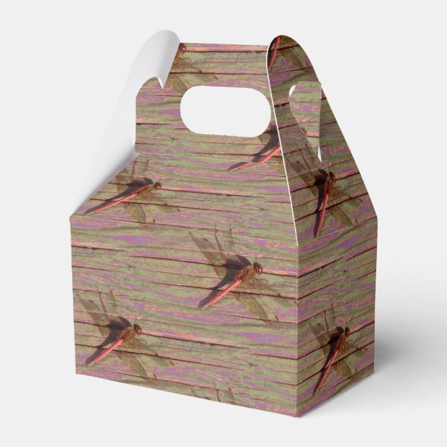 Dragonfly Colourful  Favour Box (Front Side)