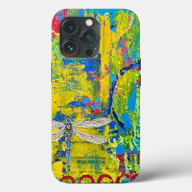 dragonfly colourful iPhone / iPad case (Back)