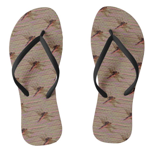 Dragonfly Colourful Jandals (Footbed)