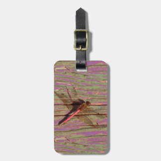 Dragonfly Colourful Luggage Tag
