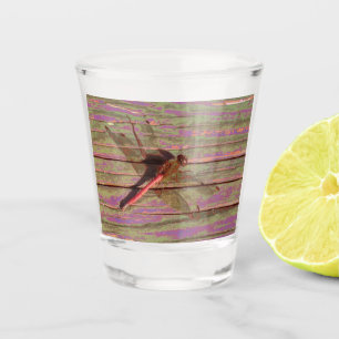 Dragonfly Colourful Shot Glass