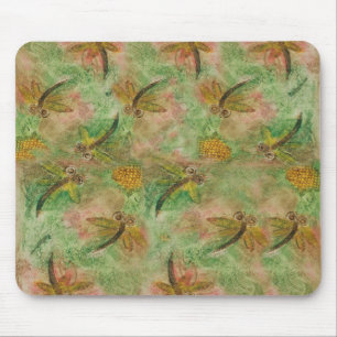 Dragonfly Cotton Candy Mouse Pad