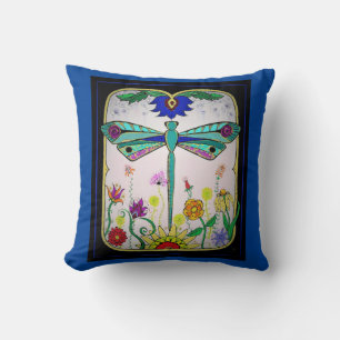 Dragonfly cushion