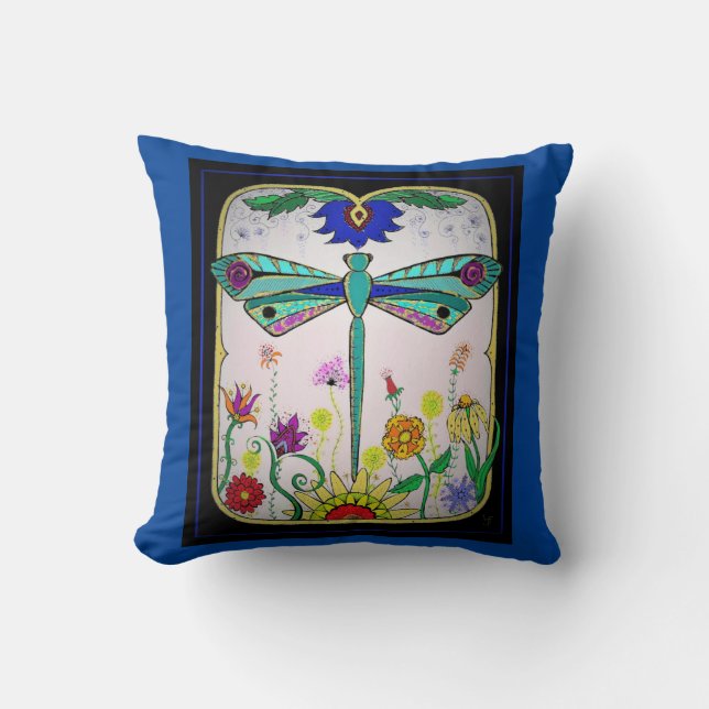 Dragonfly  cushion (Front)