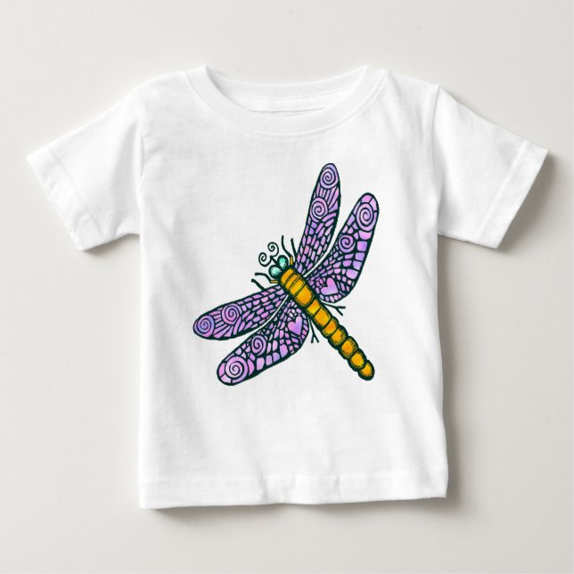 Dragonfly - Customised Baby T-Shirt (Front)
