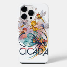"Dragonfly Dance: A Vibrant Cicada Composition"?