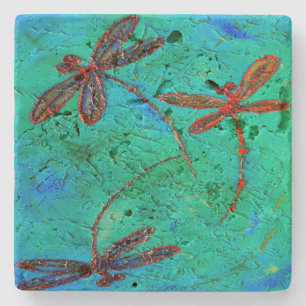 Dragonfly Dance Stone Coaster