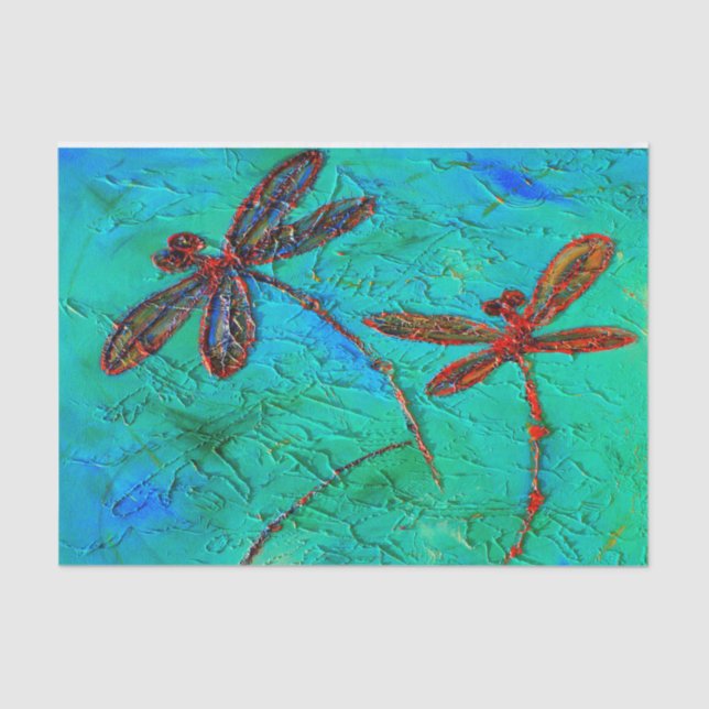 Dragonfly Dance Tissue Paper (Front)