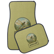 Dragonfly Dark Khaki Set of Car Mats