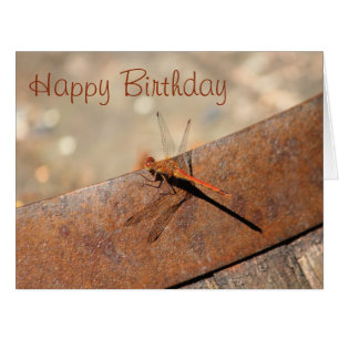Dragonfly Designer Birthday Card