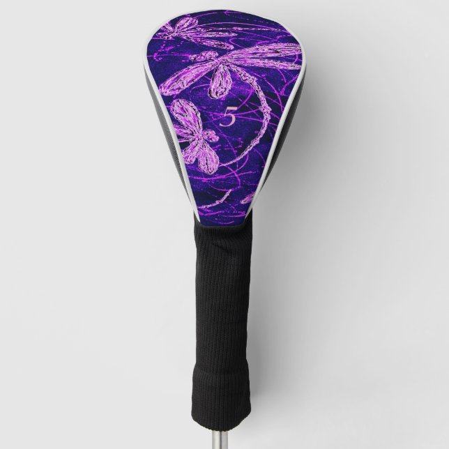 Dragonfly Disco Golf Head Cover (Front)