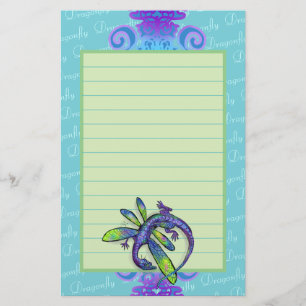 Dragonfly Dragon Stationery