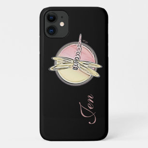 Dragonfly Dragonflies Symbols Customise Initials Case-Mate iPhone Case