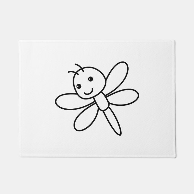 Dragonfly dragonfly doormat (Front)