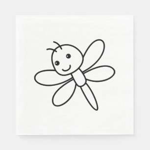 Dragonfly dragonfly napkin