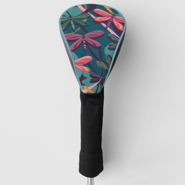 Dragonfly Dreams Golf Head Cover (Front)