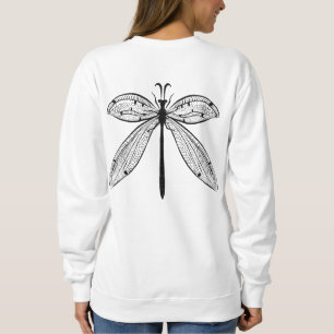 Dragonfly Dreams Insect Art - Entomology Elegance Sweatshirt