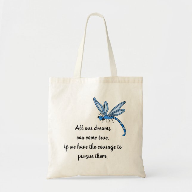 Dragonfly Dreams Tote Bag (Front)