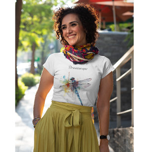 Dragonfly Dreamscape, custom Tri-Blend Shirt