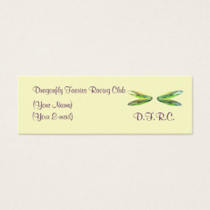 Dragonfly Faeries Racing Club Profile Card