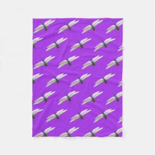 Dragonfly Fleece Blanket
