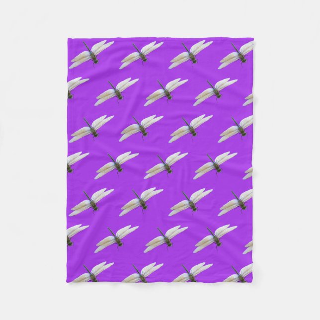 Dragonfly Fleece Blanket (Front)