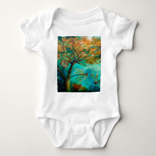 Dragonfly Flirtation Baby Bodysuit