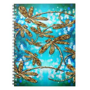 Dragonfly Flit Bubbles Notebook