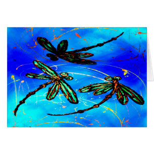 Dragonfly Flit Electric Blue