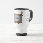 Dragonfly Frame Personalised Wedding Photo  Travel Mug<br><div class="desc">Photo frame with colourful dragonflies and a bow personalised wedding photo coffee or tea mug. Click on Change and upload your photo. Replace your names and date of your wedding in the template. You can also change any text and adjust your photo by clicking on Customise. Available in different sizes...</div>