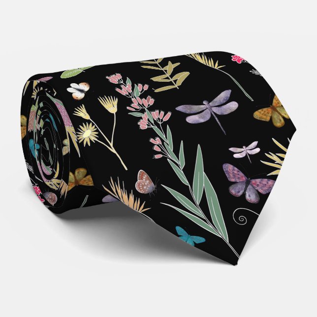 Dragonfly garden tie (Rolled)